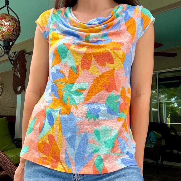 Joie Linen Blouse - Picture 1 of 4